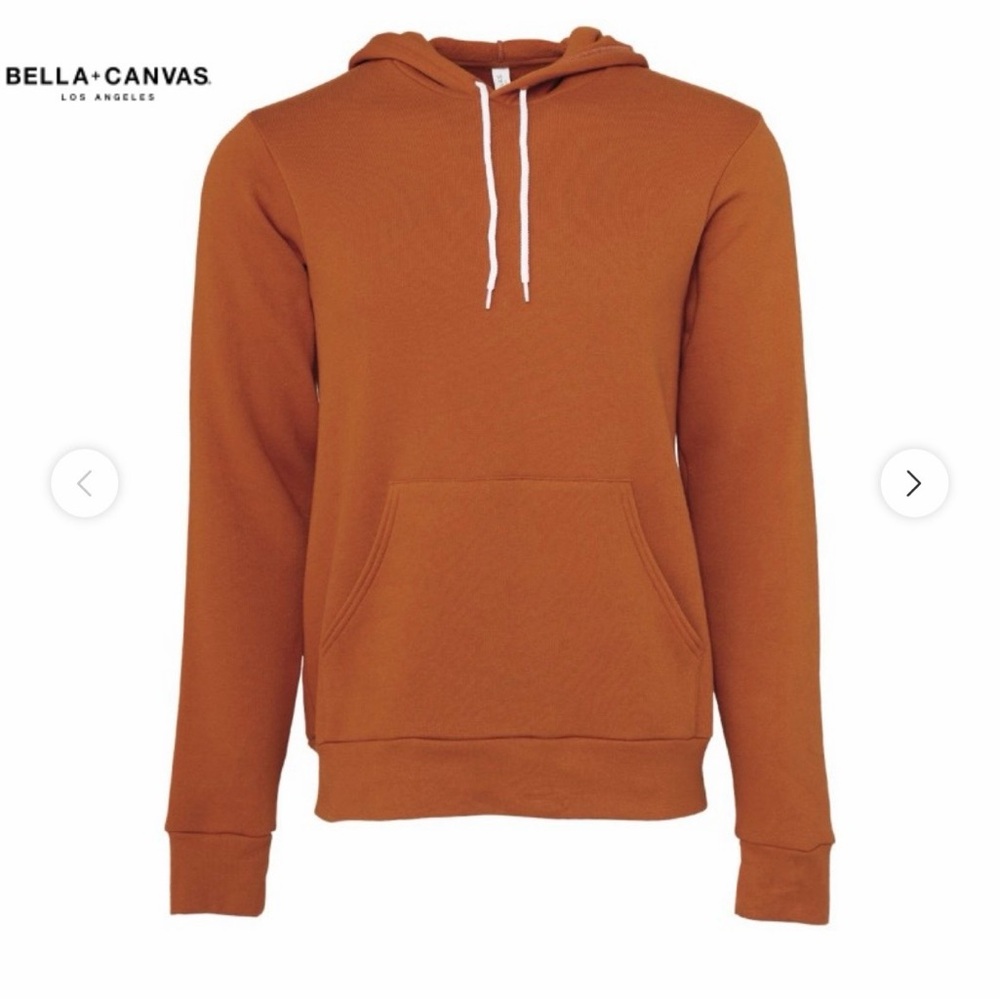 Bella Canvas Rust Hoodie